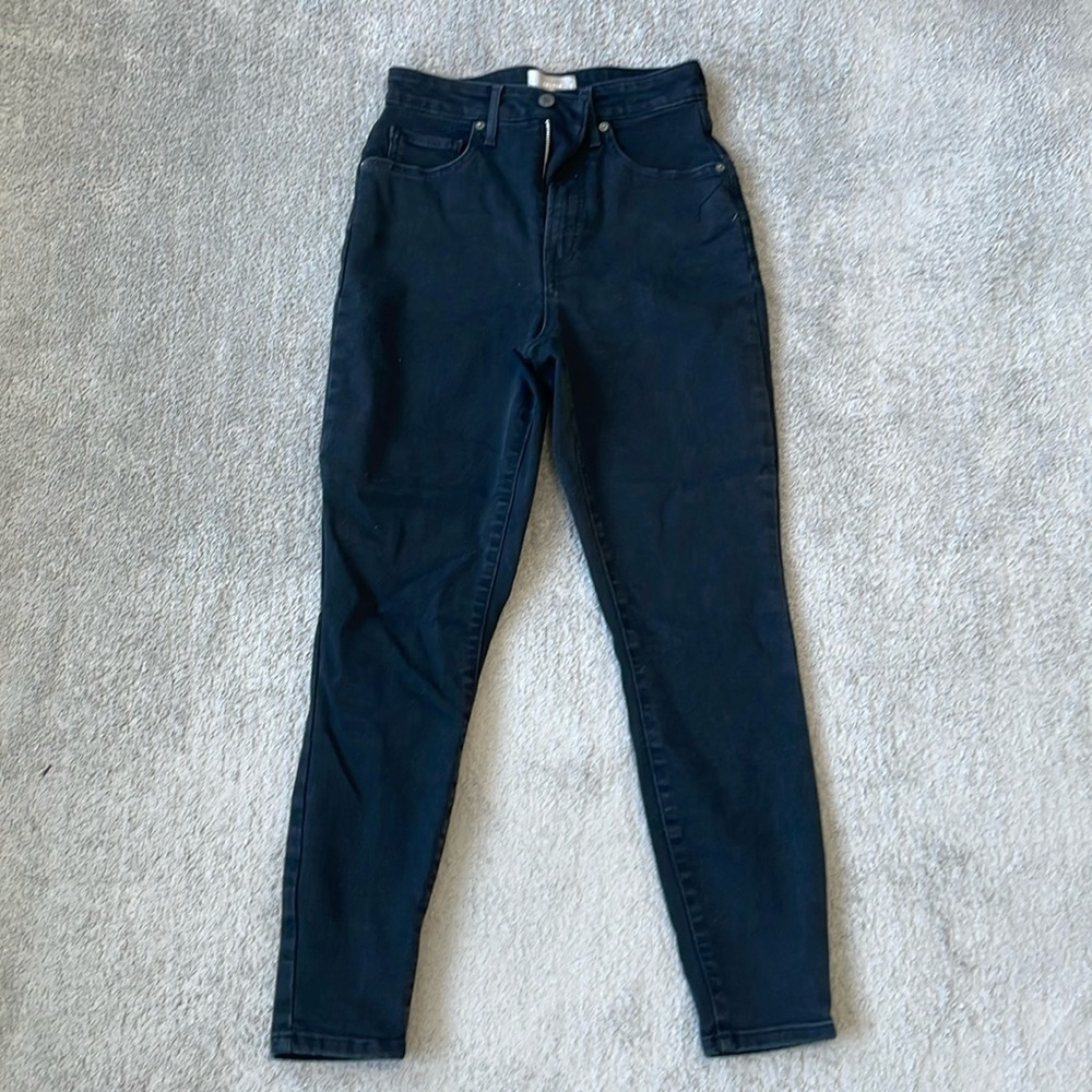 EC Black Everlane High Waist Skinny Jeans - Crop - Size 28